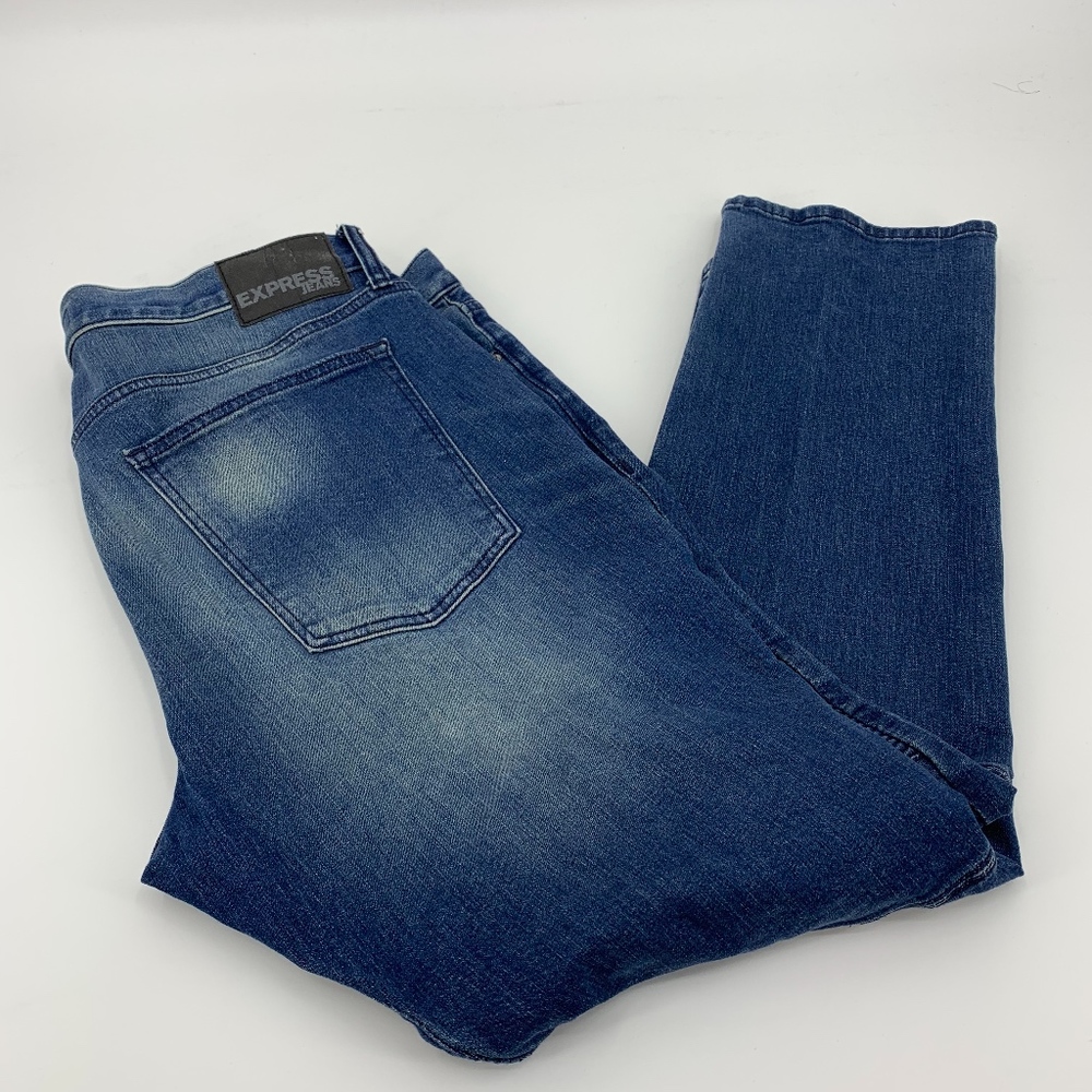 Express Rocco Slim Fit Skinny Leg Jeans 36x30 - Picture 4 of 5